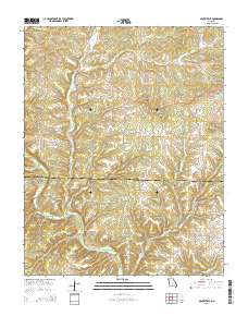 Gentryville 2015 topographic map thumbnail