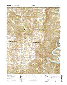 Elkton 2015 topographic map thumbnail