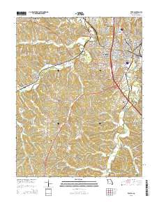 Festus 2015 topographic map thumbnail