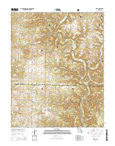Dora 2015 topographic map thumbnail