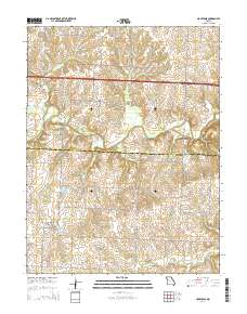 Houstonia 2014 topographic map thumbnail