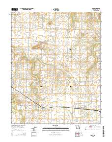 Iantha 2015 topographic map thumbnail