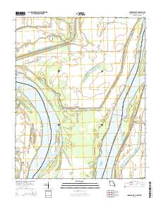 Hubbard Lake 2015 topographic map thumbnail