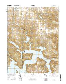 Clarence Cannon Dam 2014 topographic map thumbnail