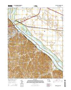 Hannibal East 2014 topographic map thumbnail