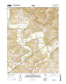 Hannibal SE 2015 topographic map thumbnail