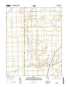Denton 2015 topographic map thumbnail