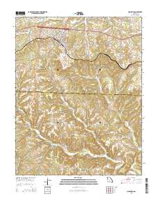 Mansfield 2015 topographic map thumbnail