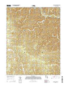 Lewis Hollow 2015 topographic map thumbnail
