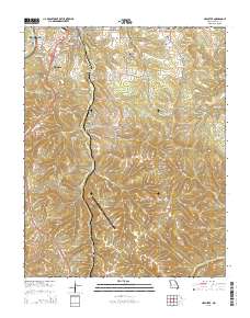 Hollister 2015 topographic map thumbnail