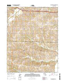 Knob Noster NW 2014 topographic map thumbnail