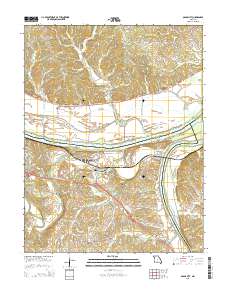 Osage City 2015 topographic map thumbnail