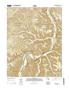 Nagogami Lodge 2015 topographic map thumbnail