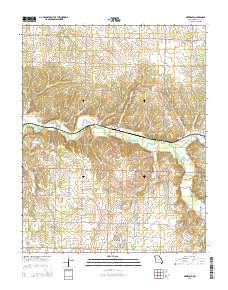 Newtonia 2015 topographic map thumbnail