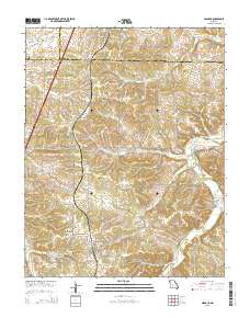 Niangua 2015 topographic map thumbnail