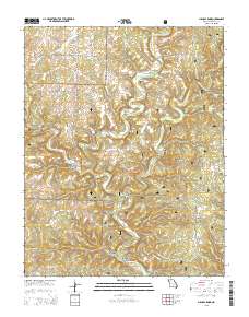 Nichols Knob 2015 topographic map thumbnail
