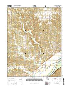 Mokane West 2015 topographic map thumbnail
