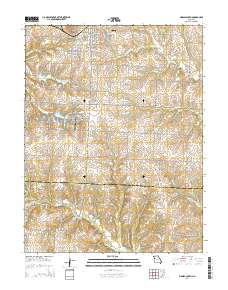 Odessa South 2014 topographic map thumbnail