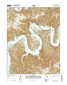 Ninnescah Park 2014 topographic map thumbnail