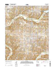 Nixa 2015 topographic map thumbnail