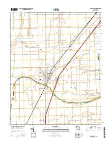 Portageville 2015 topographic map thumbnail