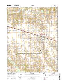 Shelbina 2014 topographic map thumbnail