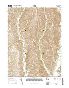 Shelby 2015 topographic map thumbnail