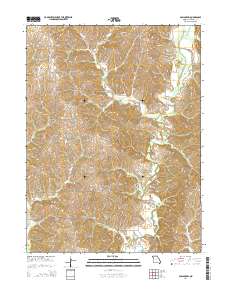 Pollock SW 2014 topographic map thumbnail