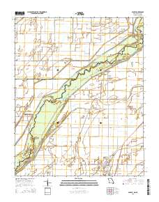 Senath 2015 topographic map thumbnail