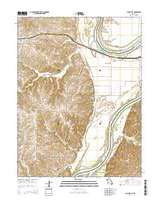 Saline City 2014 topographic map thumbnail