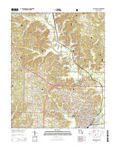 Poplar Bluff 2015 topographic map thumbnail