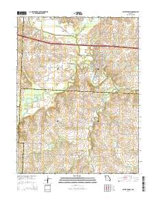Sweet Springs 2014 topographic map thumbnail