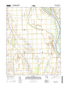Thebes SW 2015 topographic map thumbnail