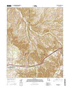 Strafford 2015 topographic map thumbnail