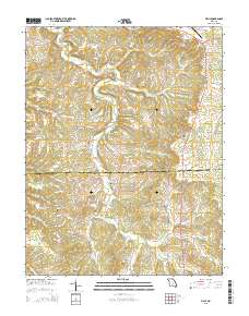 Vichy 2015 topographic map thumbnail