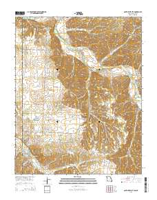 South West City 2015 topographic map thumbnail