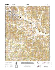 West Plains 2015 topographic map thumbnail