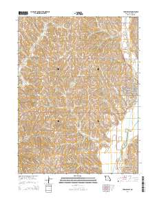 Tarkio West 2014 topographic map thumbnail