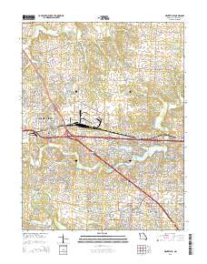 Wentzville 2015 topographic map thumbnail