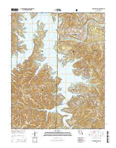 Table Rock Dam 2015 topographic map thumbnail