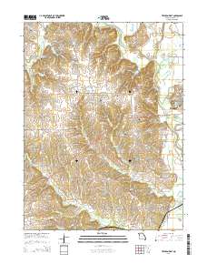 Trenton West 2014 topographic map thumbnail