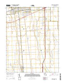 Sikeston South 2015 topographic map thumbnail