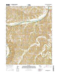 Westphalia West 2015 topographic map thumbnail