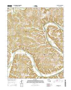 Wardsville 2015 topographic map thumbnail