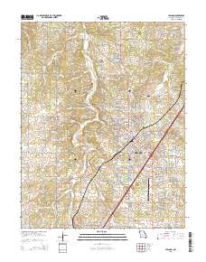 Lebanon 2015 topographic map thumbnail