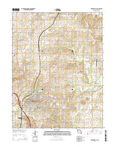 Harrisonville 2015 topographic map thumbnail