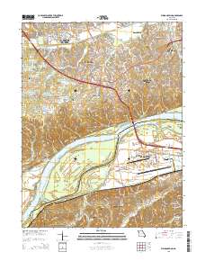 Weldon Spring 2015 topographic map thumbnail