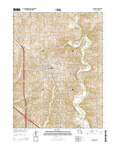 Savannah 2014 topographic map thumbnail