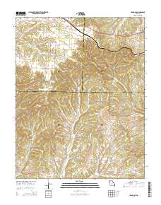 Cedar Gap 2015 topographic map thumbnail