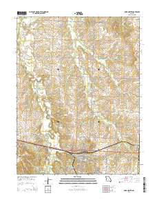 Knob Noster 2014 topographic map thumbnail